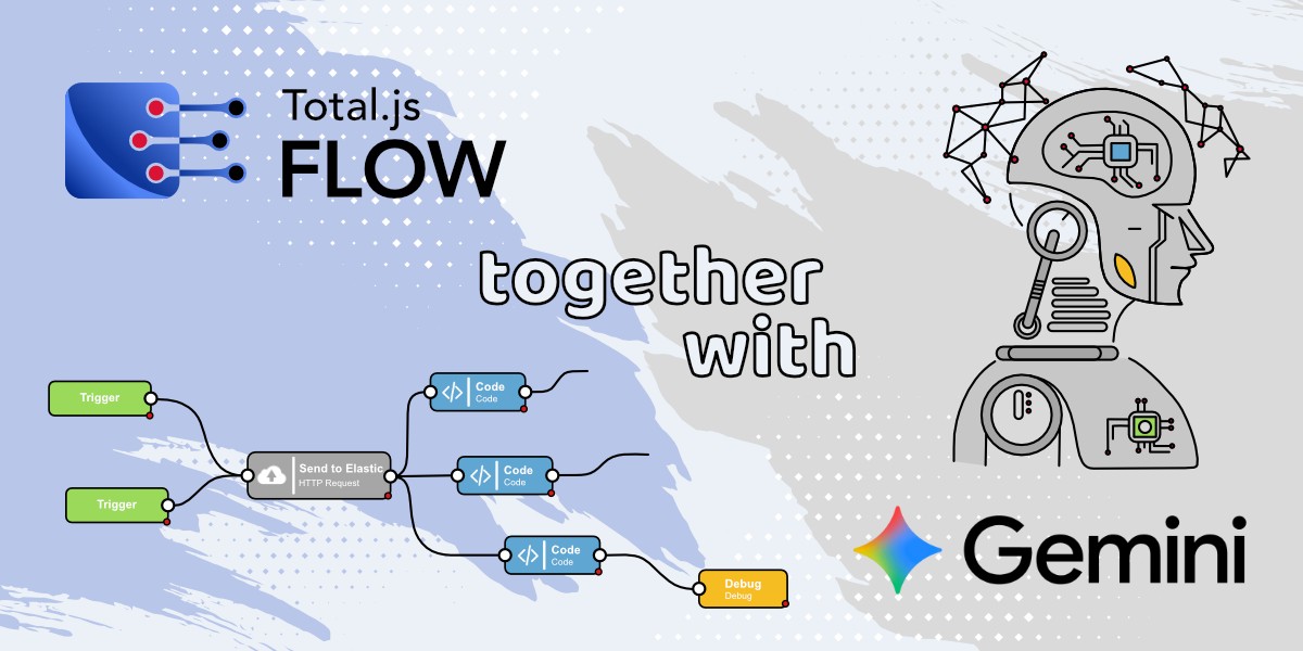 How to create Google Gemini AI component in Total.js Flow